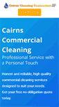 Mobile Screenshot of cairnscleaning.com.au